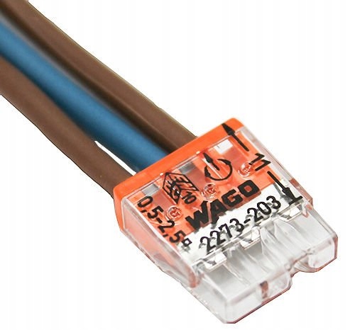 SZYBKOZŁĄCZKA WAGO 2273-203 DRUT 3x2,5mm 1szt Marka Wago