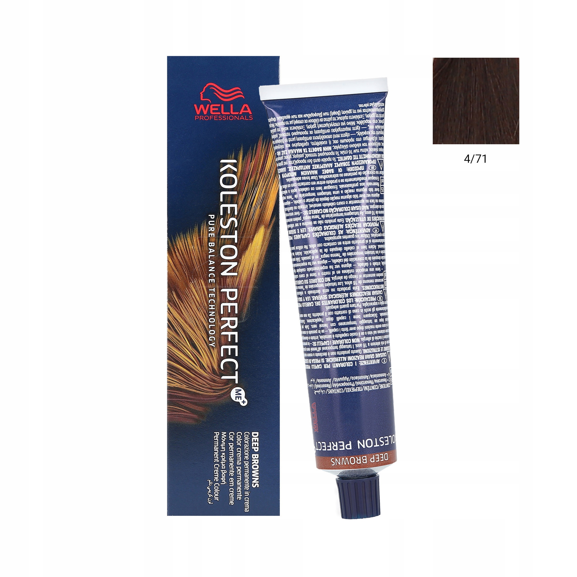 

Wella Koleston Perfect Me+ Farba 60 ML 4/71