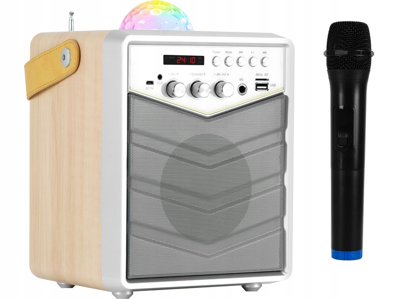 Musicmate MM-SK100 Apex Flex 50W Bluetooth Radio FM Brązowy