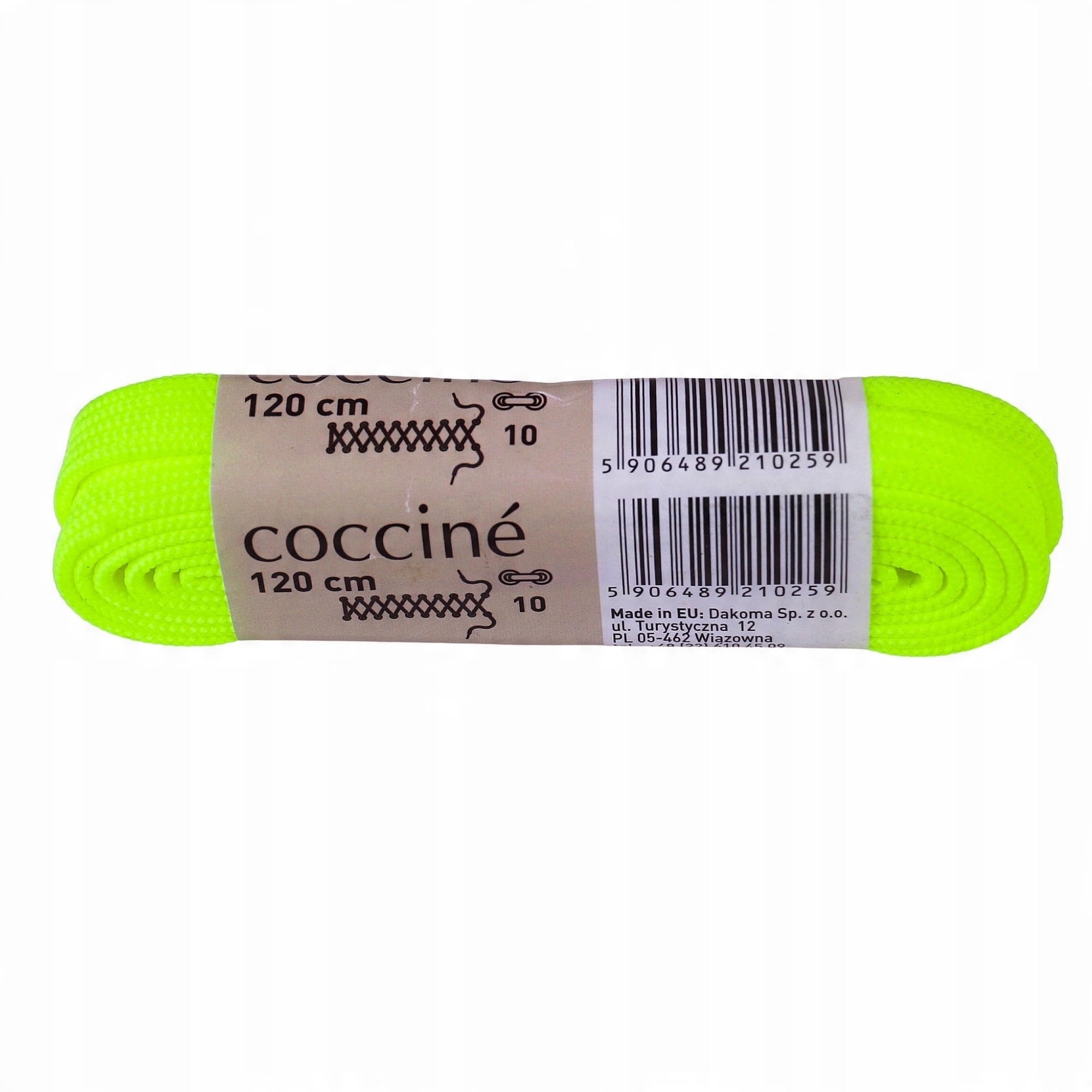 

Sznurówki Coccine Seledynowe 120 CM