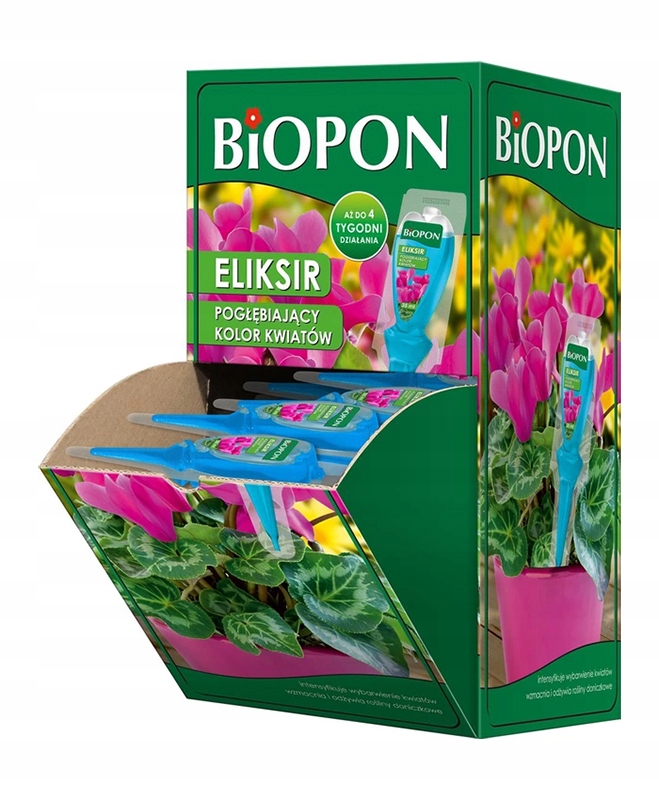 Eliksir Pogłębiający Kolor 35ml Biopon Zastosowanie do roślin domowych
