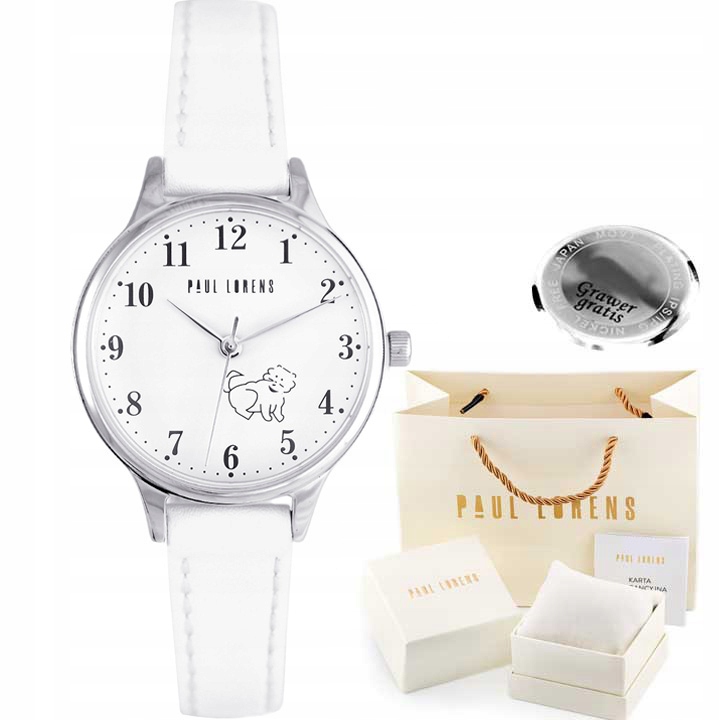 Hodinky Paul Lorens PL12491A2-3C1 (zbt) Kožený Řemínek Box