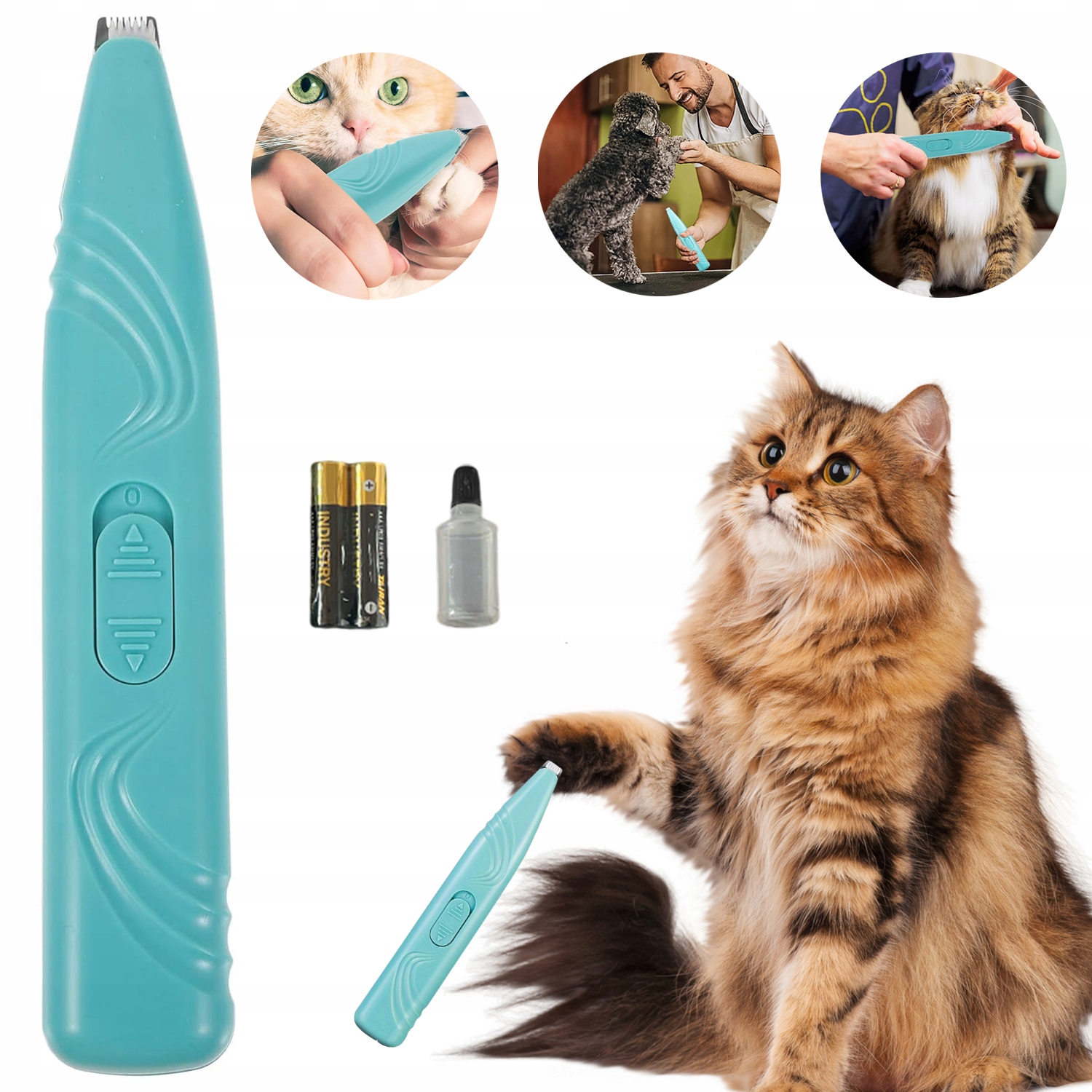 Levně Zastřihovač Tlap Pro Kočky Zastřihovač Pro Psí Tlapky Elektrický Pečující Zastřihovač