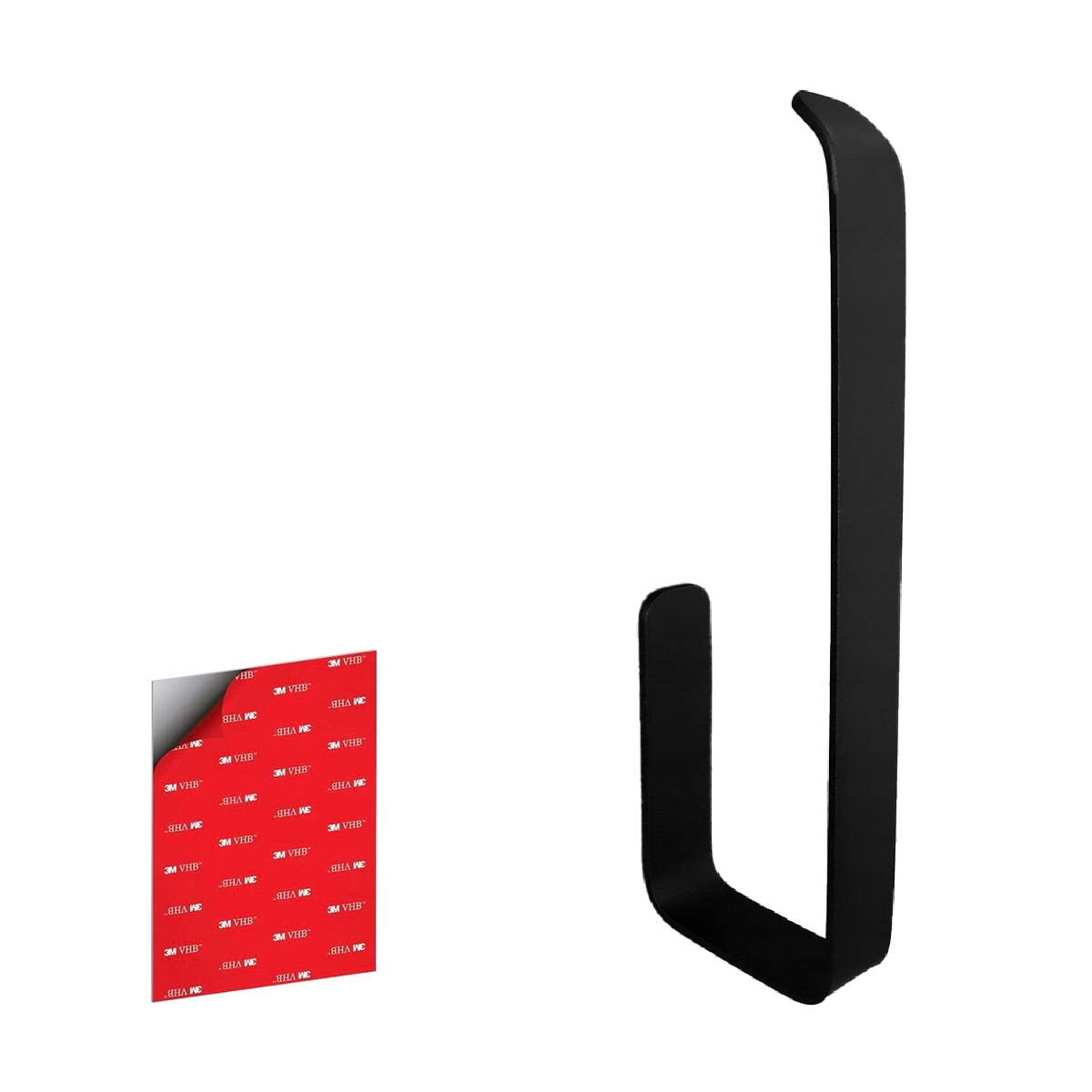 UCHWYT NA RĘCZNIK PAPIEROWY BEZ WIERCENIA CZARNY Długość/wysokość 28 cm