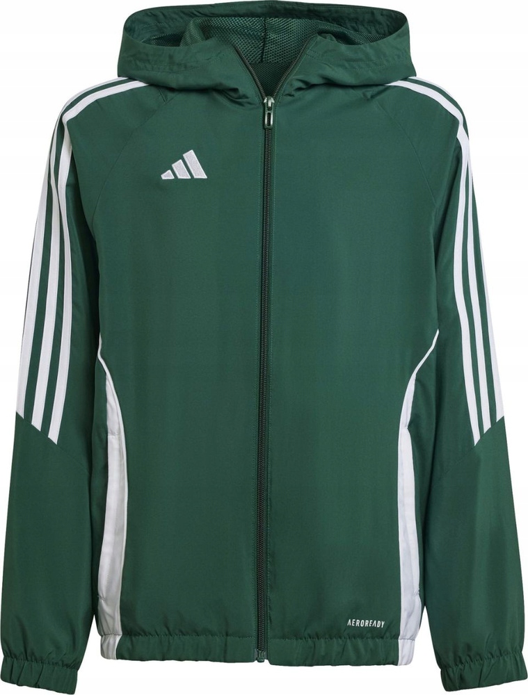 Dětská bunda Adidas Tiro 24 zelená IM8796 vel. 152 cm