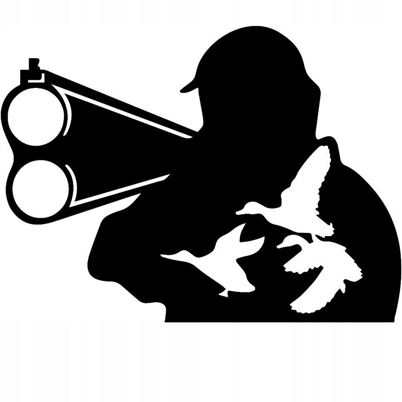 

Naklejka Na Auto Szybę Myśliwy Strzelba Kaczki