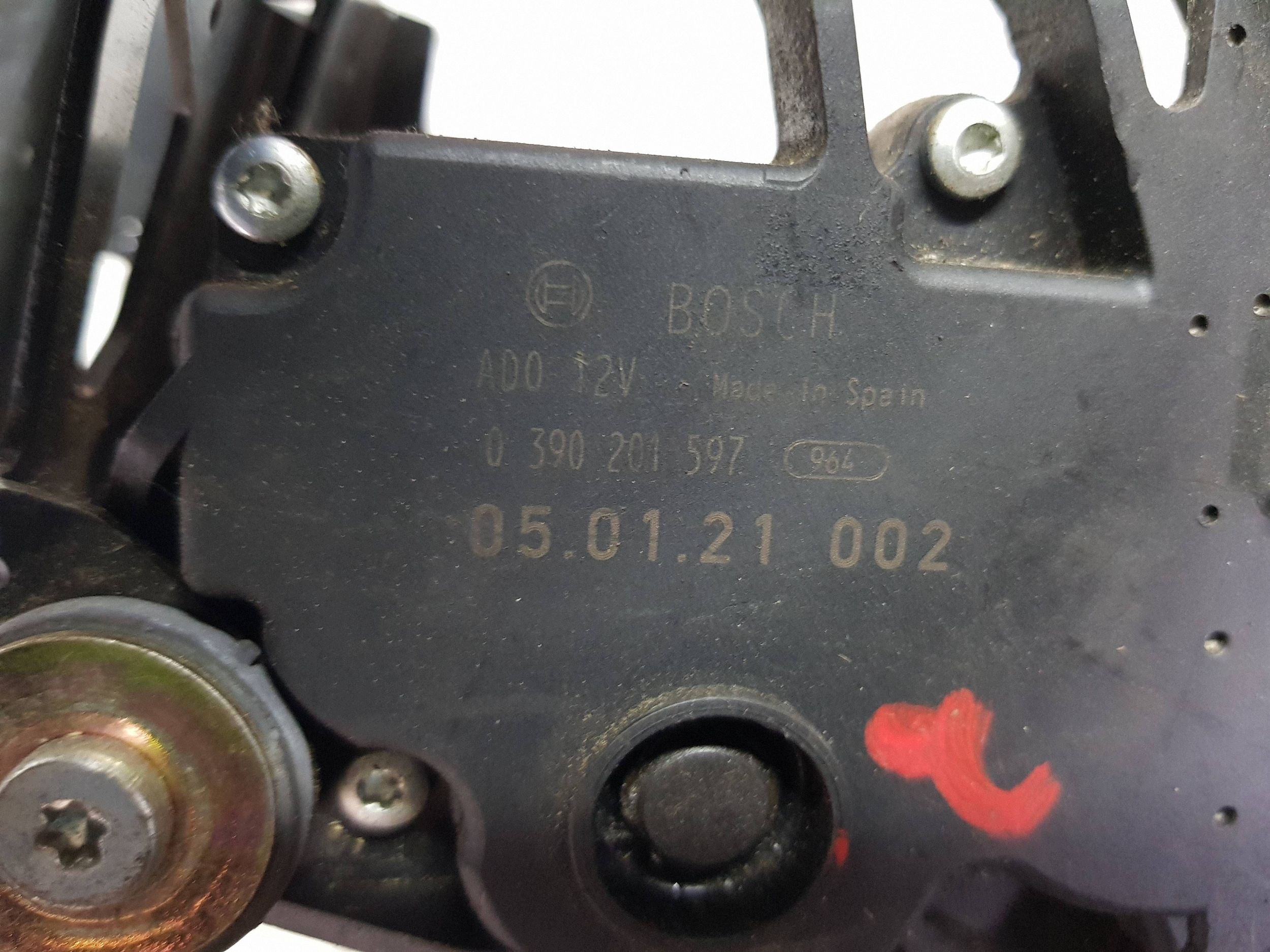 Mécanisme Moteur Essuie glaces Vitres Arrière 7061367 BMW 5 E61