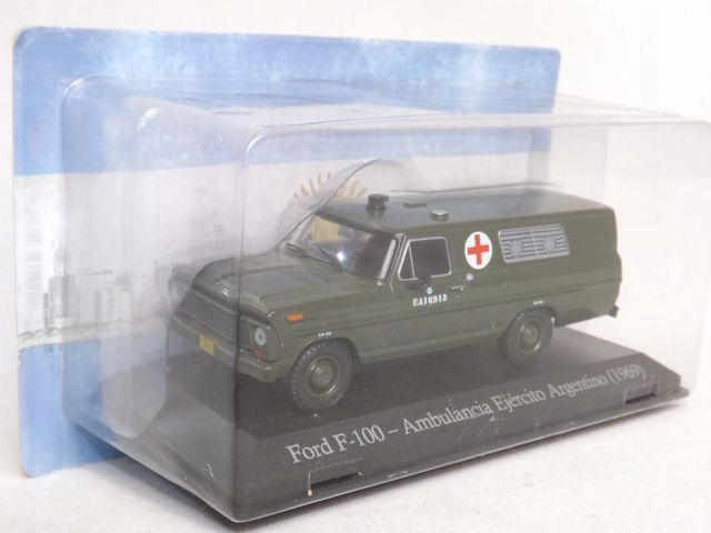 Ford F-100 Ambulancia Ejercito Argentino Salvat 1:43