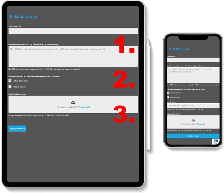 Ulotki DL voucher DL DWUSTRONNE zaproszenie 100 szt. 350g Rodzaj ulotki dwustronne