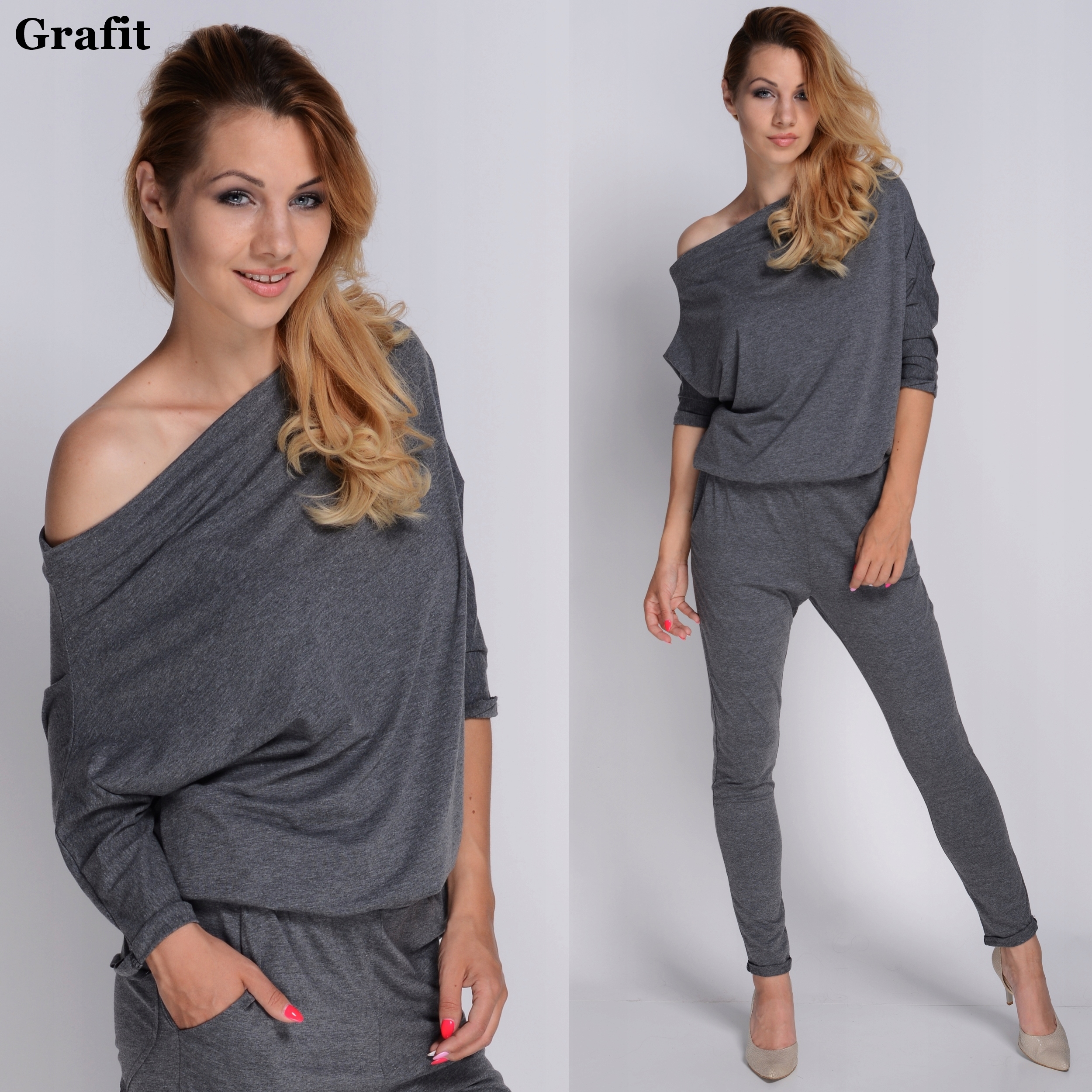 WYSZCZUPLAJĄCY ELEGANCKI KOMBINEZON KOLORY L/40 Rodzaj elegancki