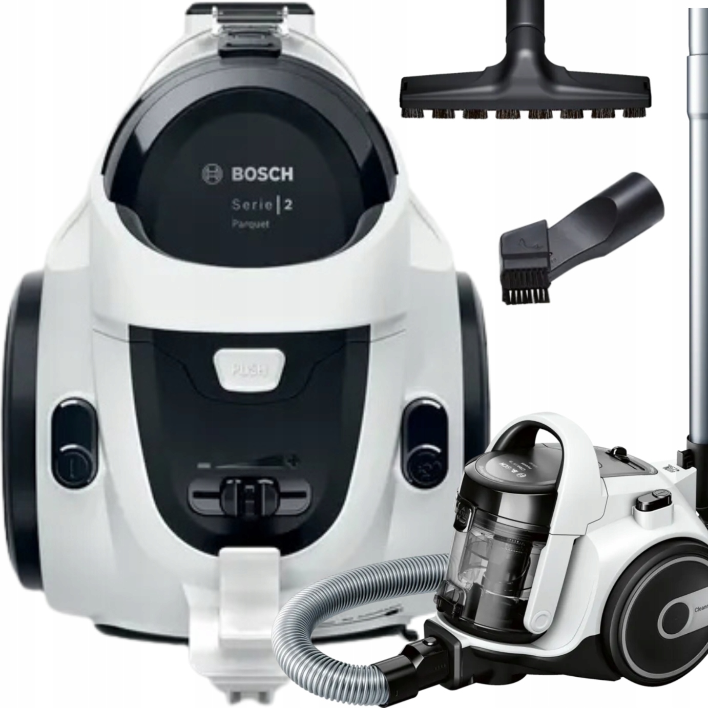 Odkurzacz Tradycyjny Bosch BGS05A222 Bezworkowy 700W Epa H12 1.5L 9M