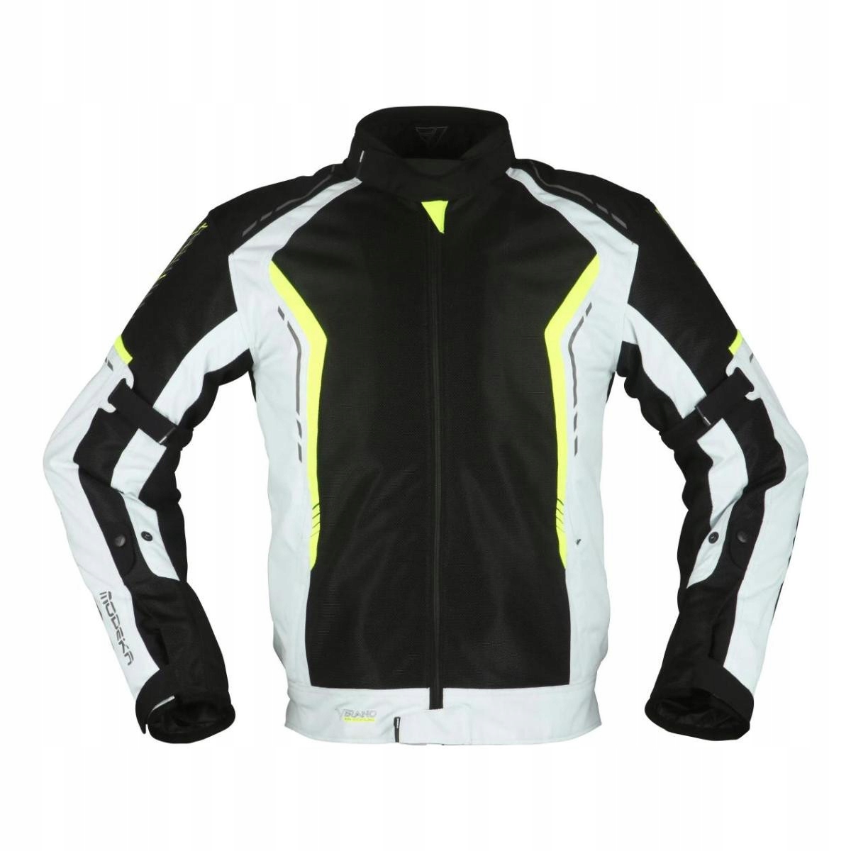 Textilná bunda Modeka Khao Air Čierna/Popolavá/Neon Veľkosť 4XL