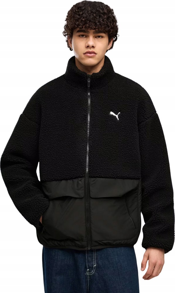 Kurtka Męska Puma Hybrid Re: Fibre Sherpa Czarna 694562 01 r S