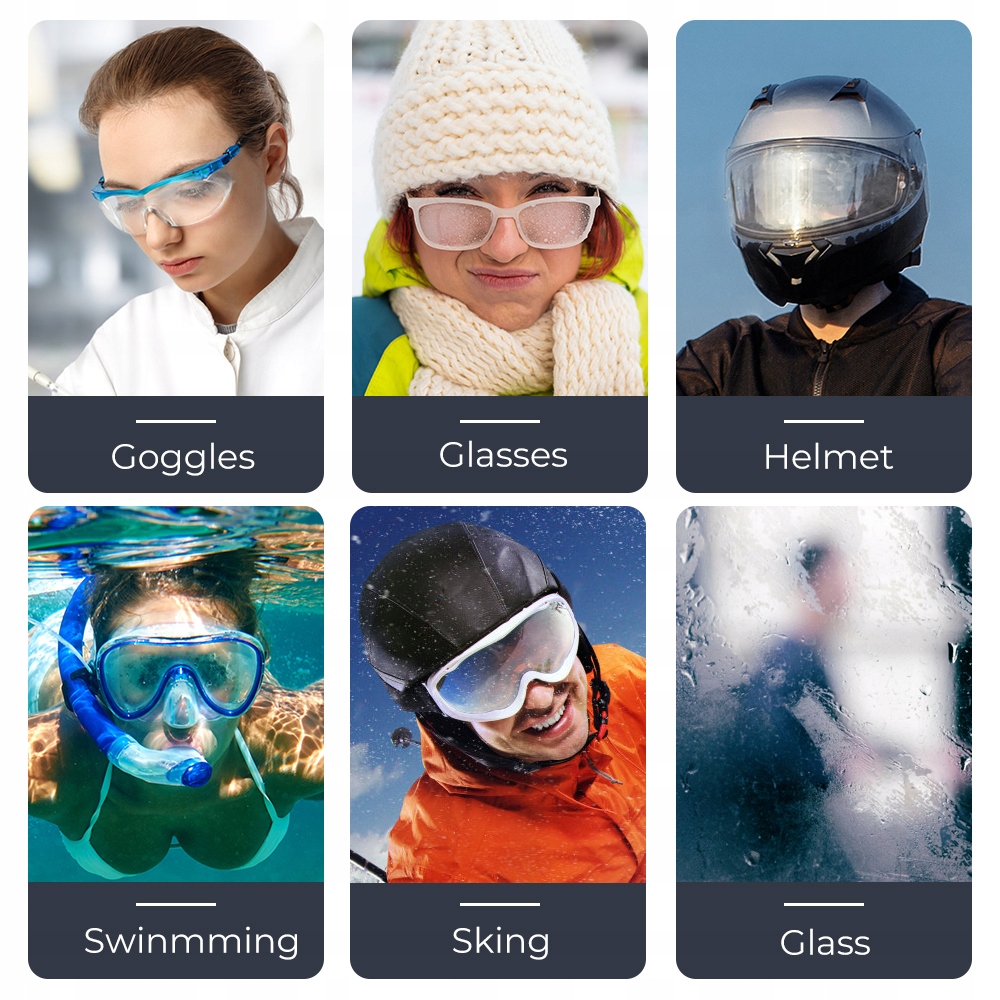 Chusteczki do czyszczenia optyki K&F 50 szt. Typ bezpyłowe nawilżone