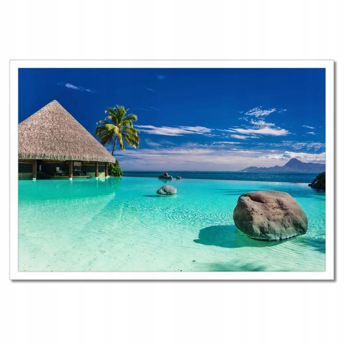 Plakáty v rámu 60x40 Tropiky Krajina Palmy