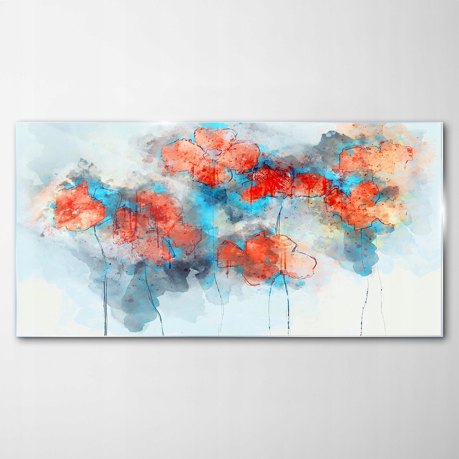 

Obraz Szklany Dekor Kwiat Abstrakcja Sztuka 120x60