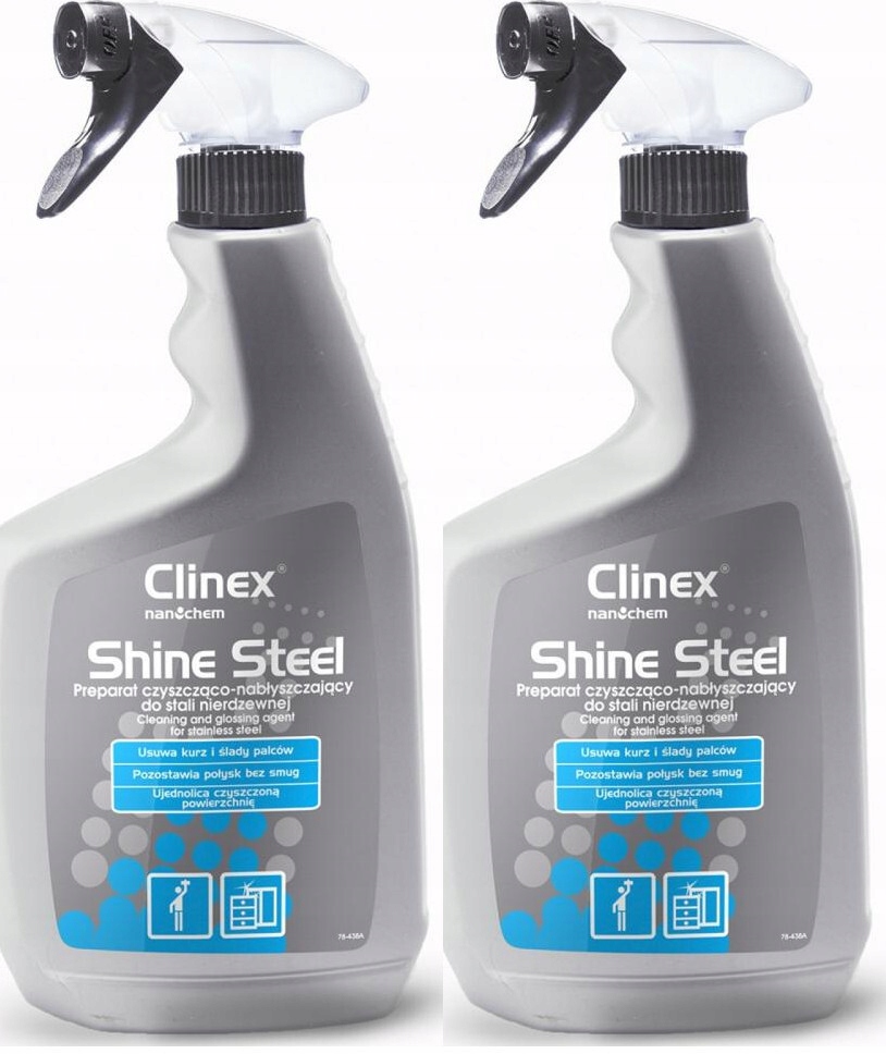 

Płyn czyszcząco-nabłyszczający Shine Steel x2
