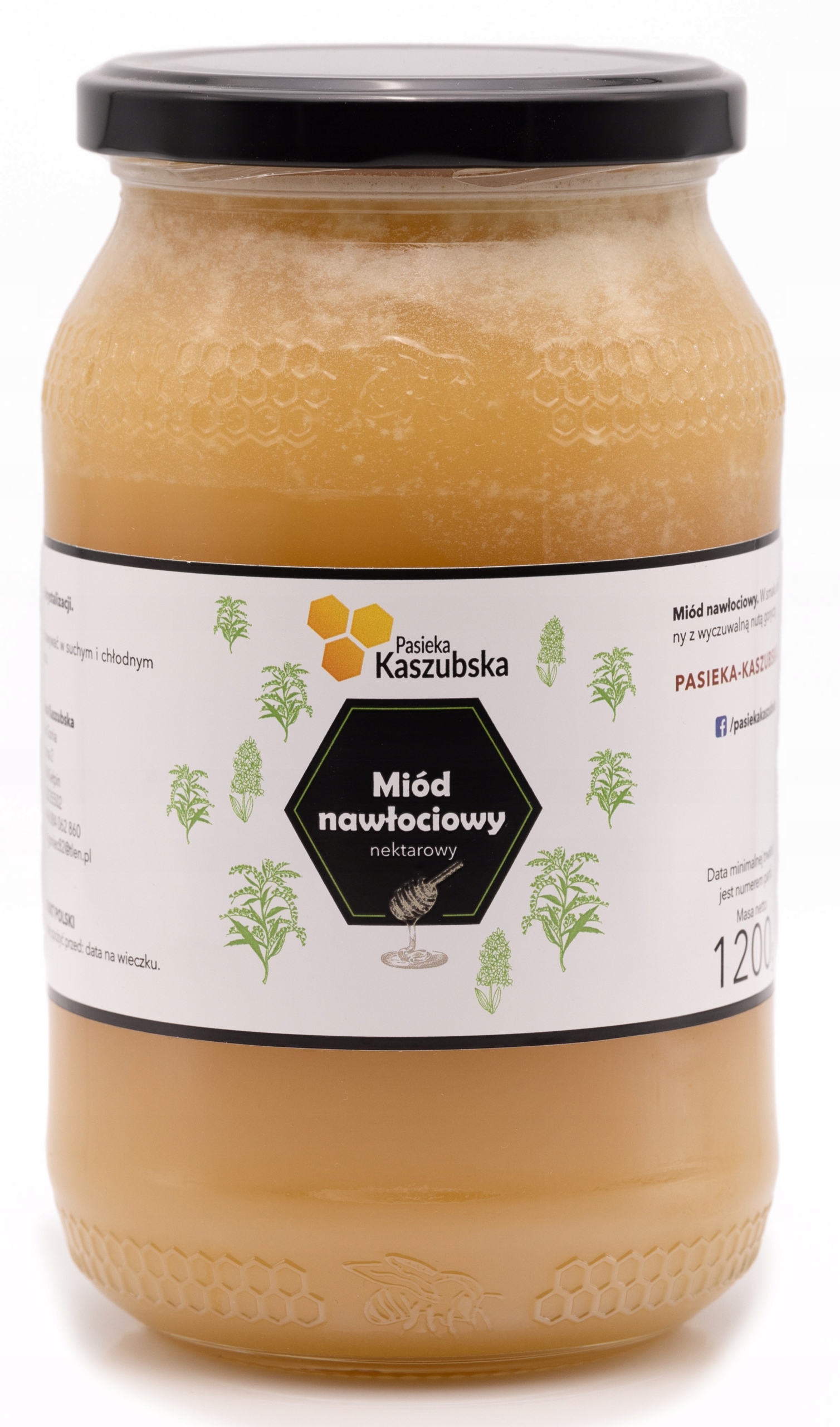 Levně Vlásečnicový Med 1,2 kg Pasieka Kaszubska -2025
