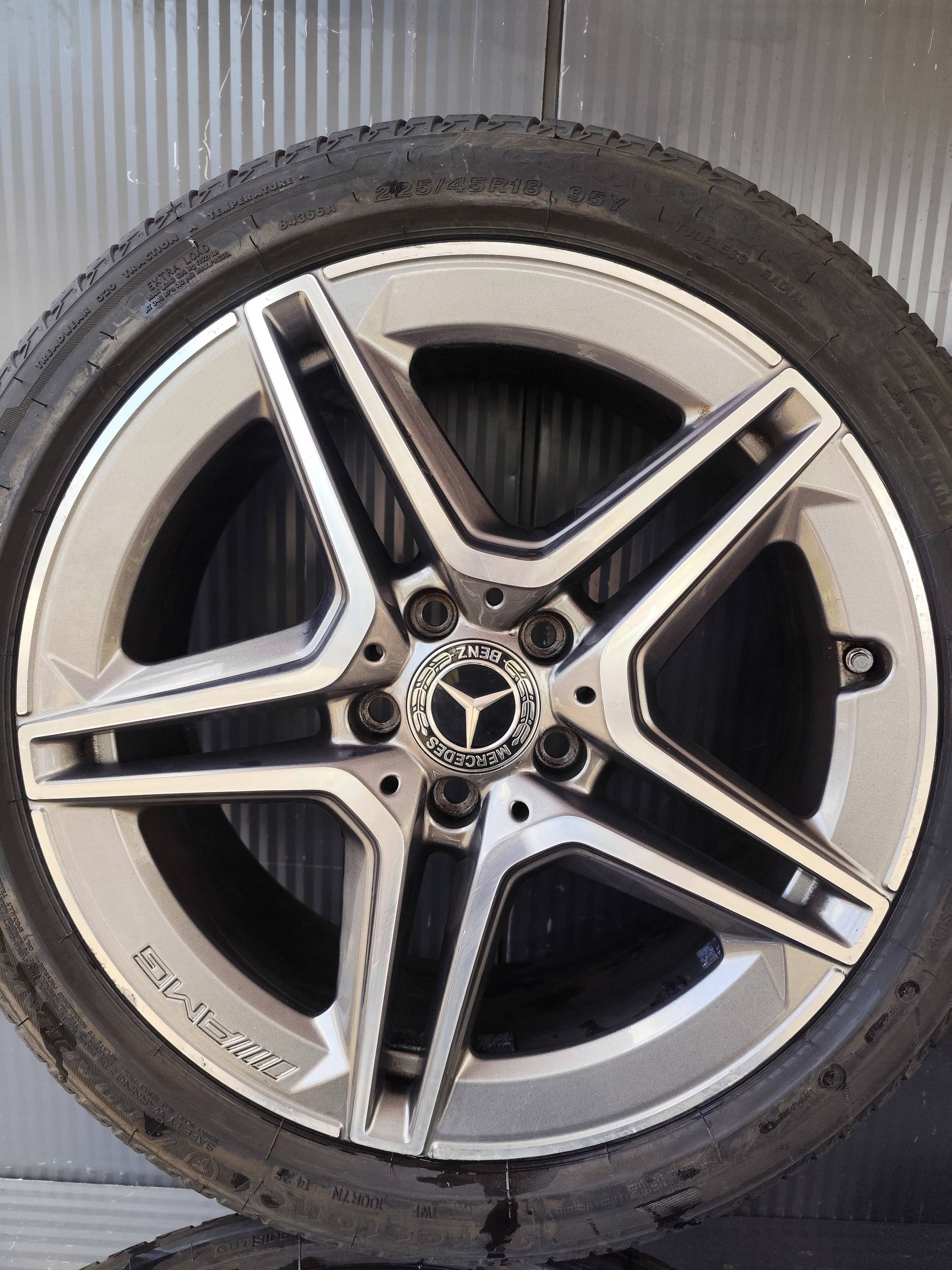 MERCEDES CLA W118 wheels discs ALU 225/45/18 KOMPLET DEMONTAZ