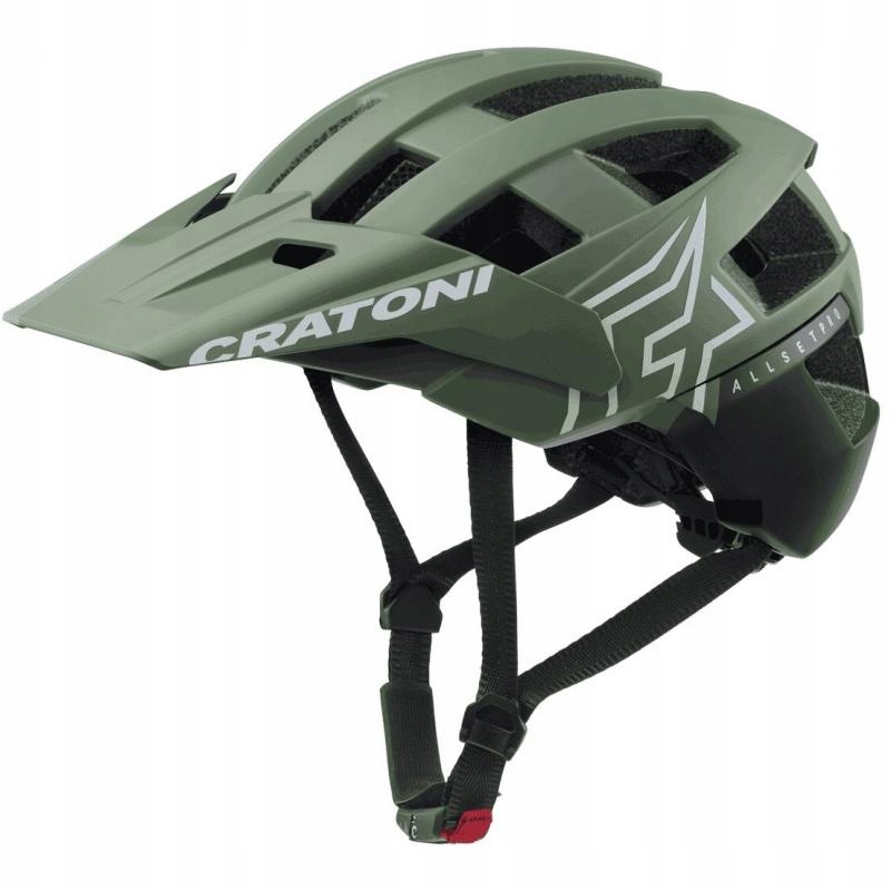 Cratoni Přilba AllSet Pro khaki-černá mat M-L (58-61 cm)
