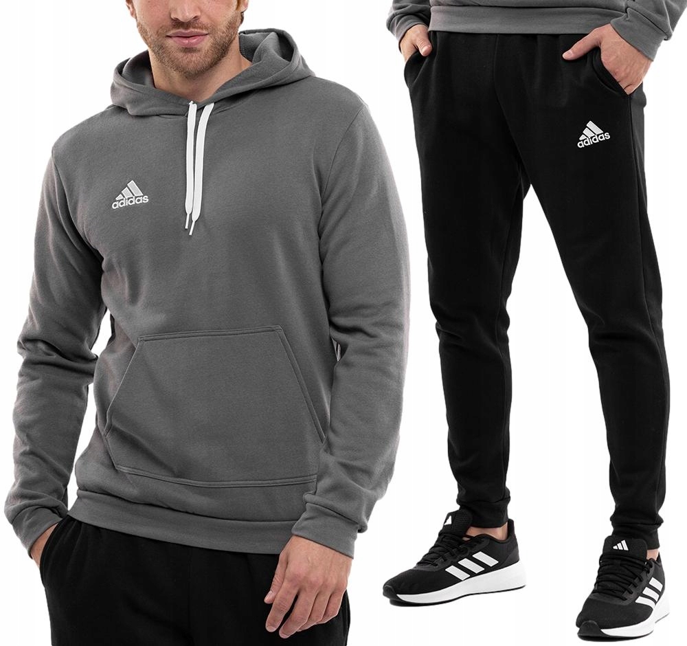 Teplákovka Pánský komplet adidas Entrada 22 Sportovní Mikina Kalhoty Kapuce vel. M