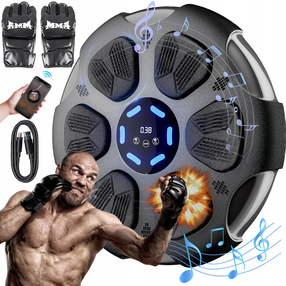 Elektronická Boxovací Deska Hudební Trenažér Boxovací Stroj Usb Led