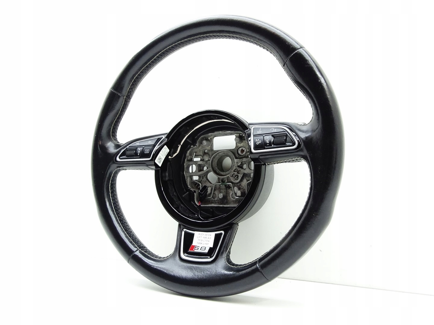 steering wheel, leather MULTI with shifting AUDI A8 S8 D4 4H 4H0419091J