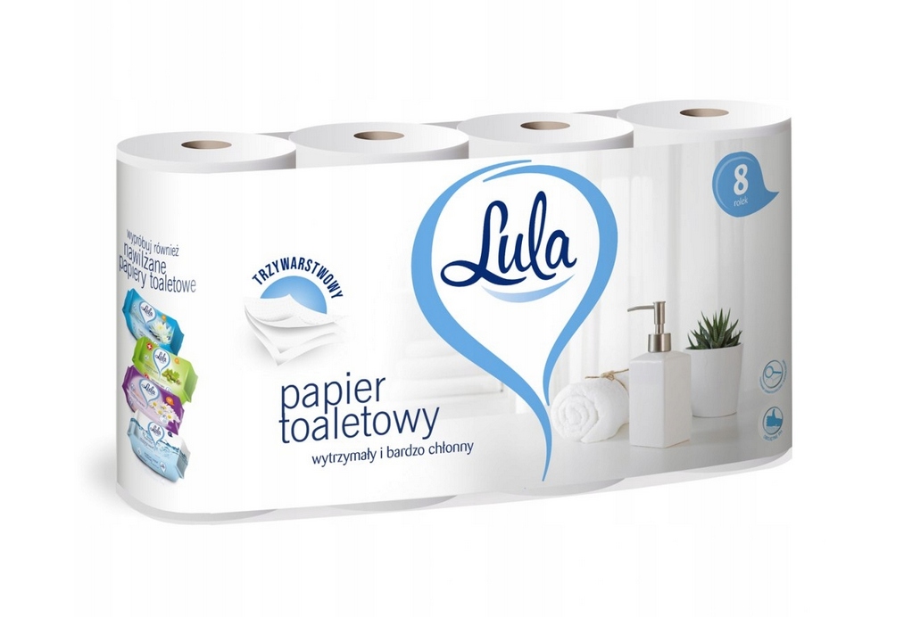 

Papier toaletowy bezzapachowy Lula 8 szt