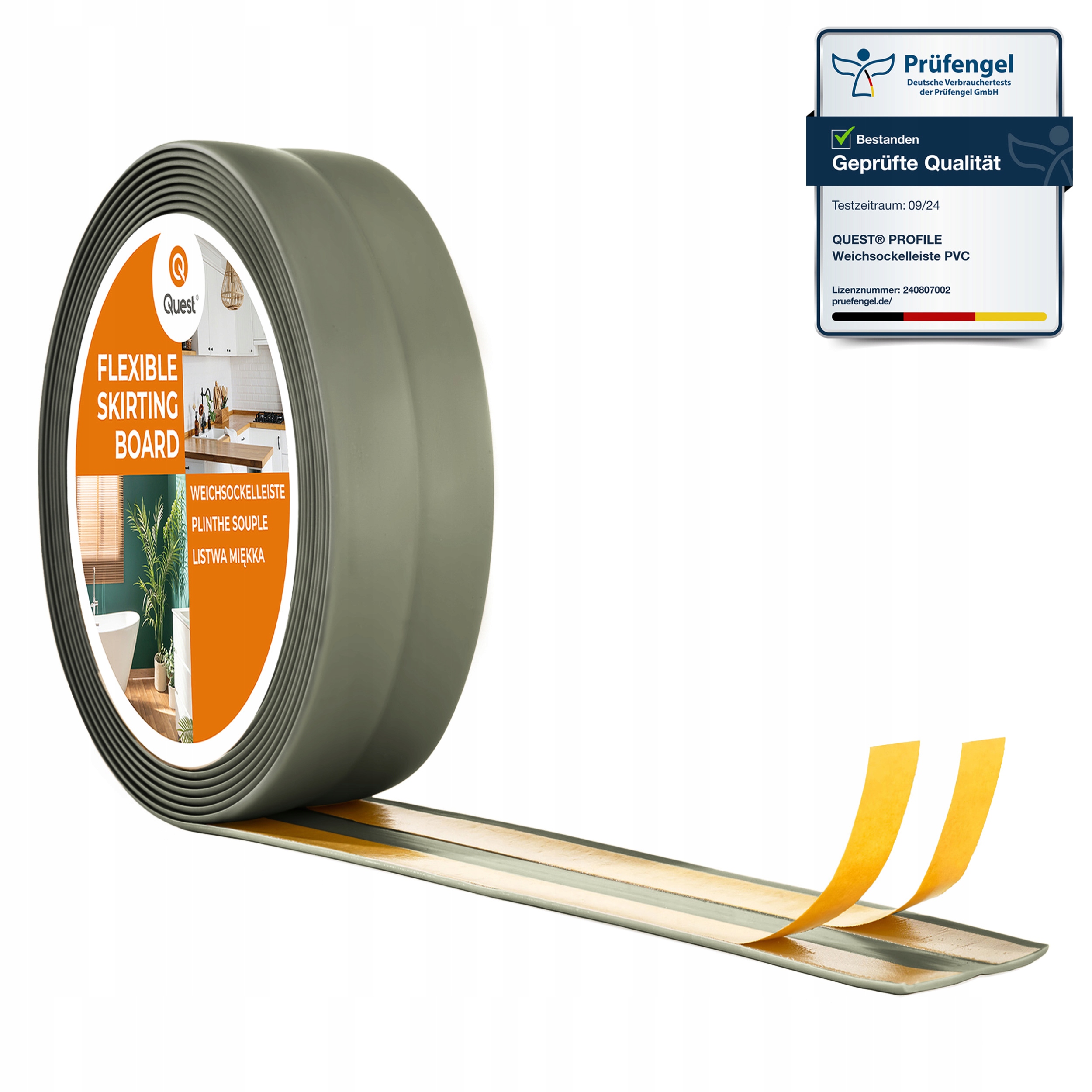 Samolepiaca dokončovacia lišta z Pvc olivovej farby 5 m 30x30 mm