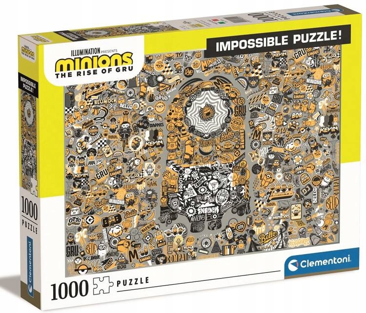 

Clementoni Puzzle 1000 Impossible Minionki 2 39554