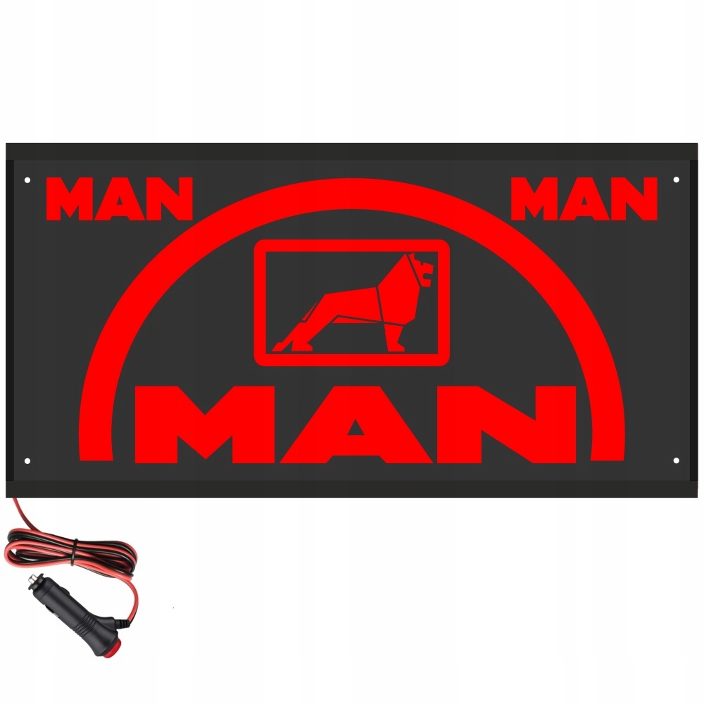 Tabuľa na zadnú stranu 60x30 Man 24 V nad posteľ