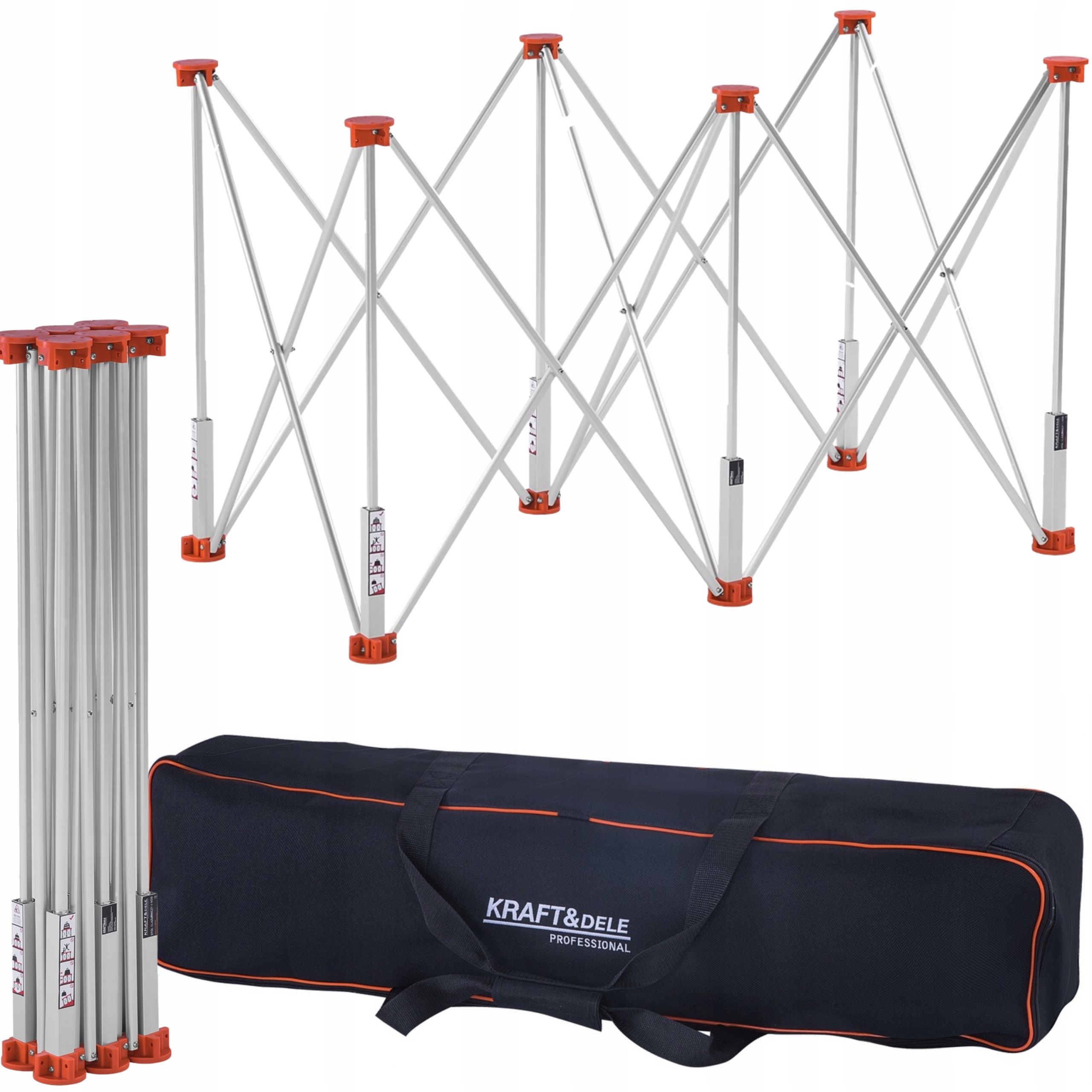 Stół Glazurniczy do płytek gresu Duże Formaty 115x60CM 600kg Składany 6 Nóg