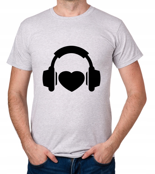 

koszulka I Love Music prezent