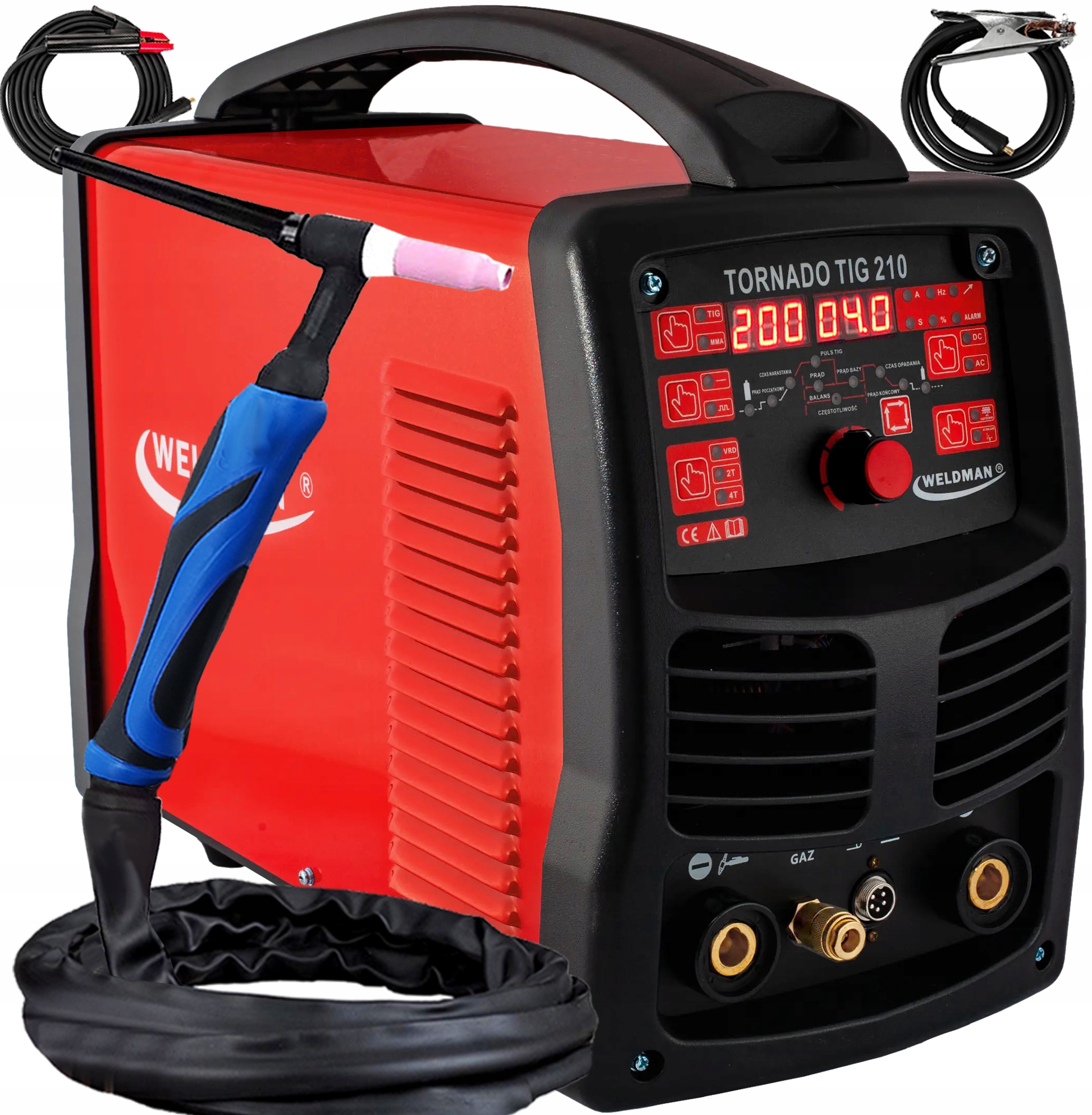 Spawarka Inwertorowa Weldman Tornado Tig 210 Ac/dc