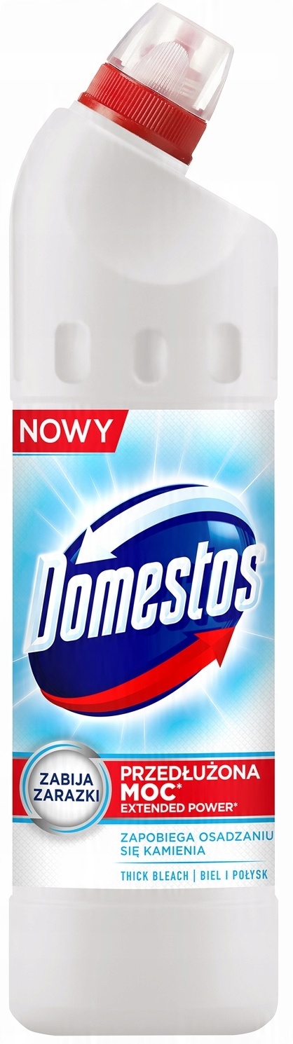 

Domestos Dłuższa Moc Biel, Połysk Płyn Do Wc 750ML