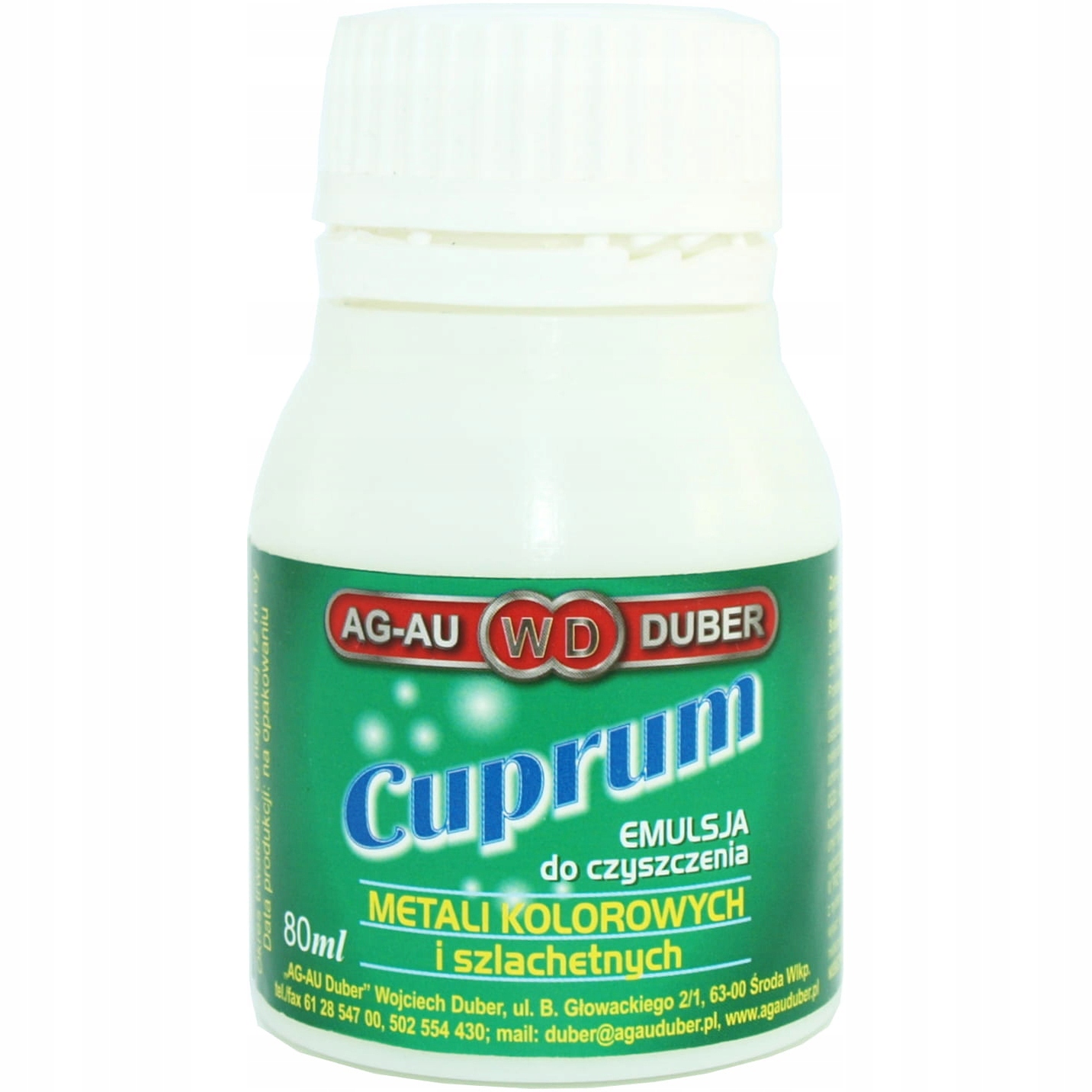 

Płyn do czyszczenia złota srebra Cuprum 80ml