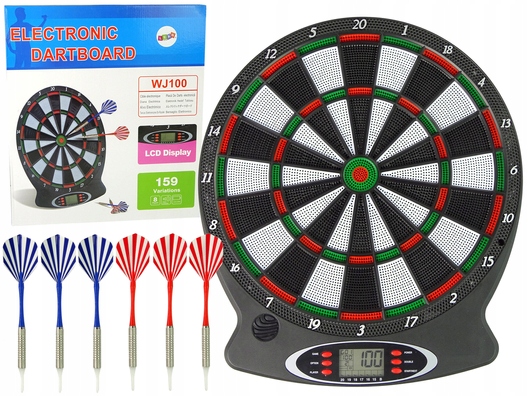 

Elektronicza Tarcza z Rzutkami Dart 43 cm x 38 cm