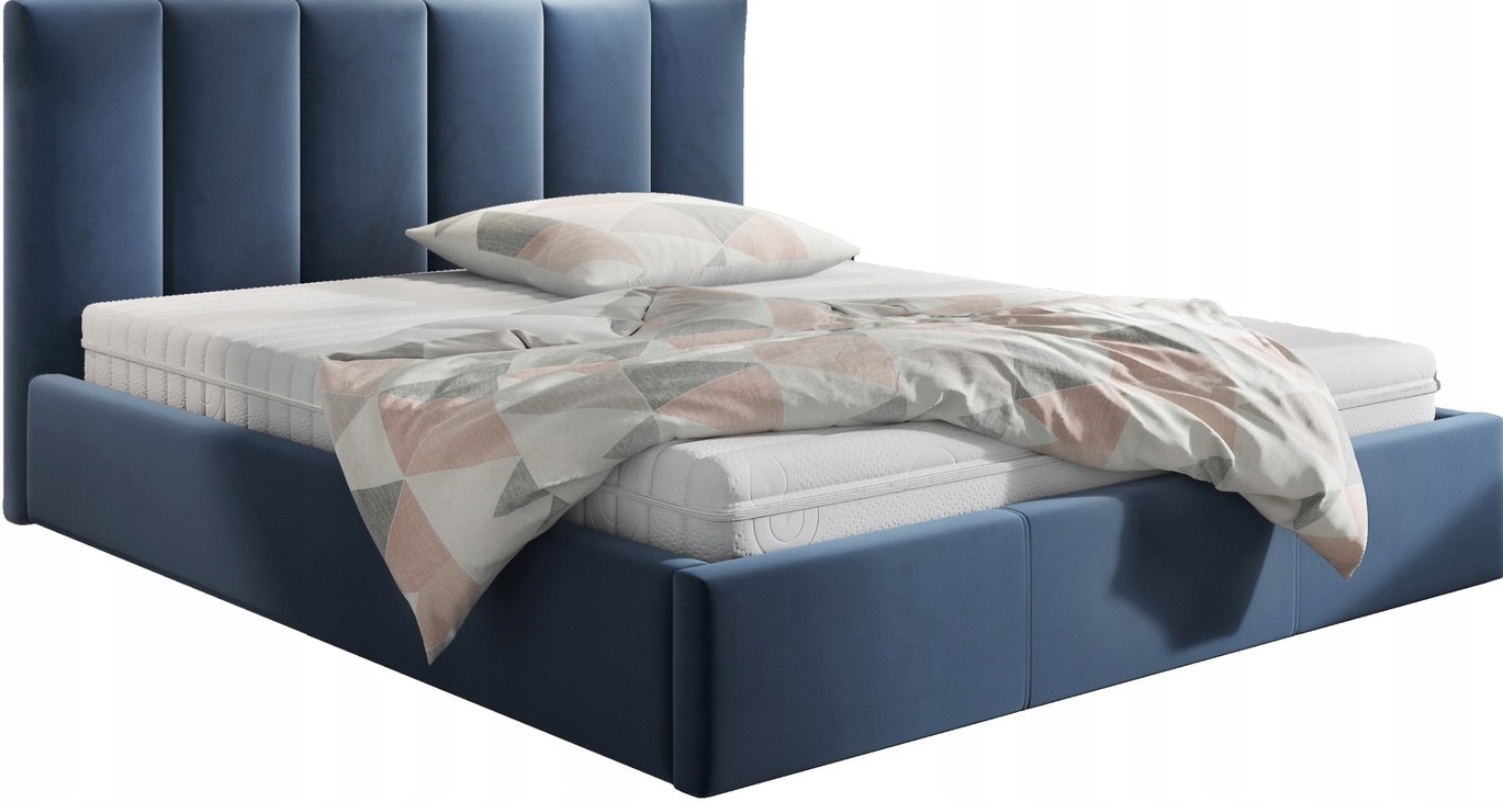 

Łóżko tapicerowane Glen 160X200 Pojemnik Metal