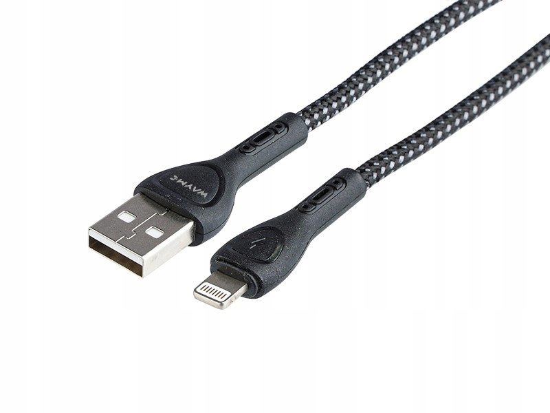 Wayme Kabel do ładowania i synchronizacji, w oplocie z mikrofibry,