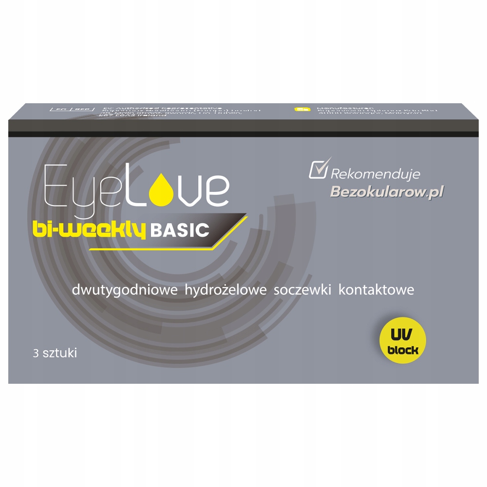 

EyeLove Basic bi-weekly 3 szt. moc -0,75 Bc 8,6