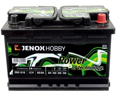 AKUMULATOR JENOX HOBBY 12V 80AH MARINE KAMPER