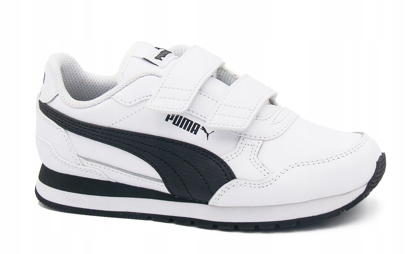 Puma St Runner V4 LV Ps Buty Dziecięce Sportowe 399737 03 Biały/Czarny 33