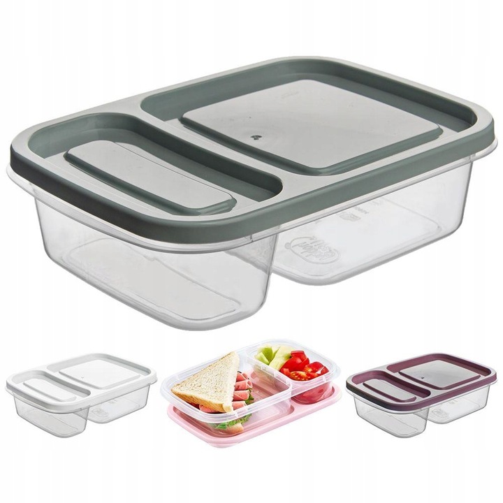 

Pojemnik Dzielony do żywności 2-częściowy lunchbox