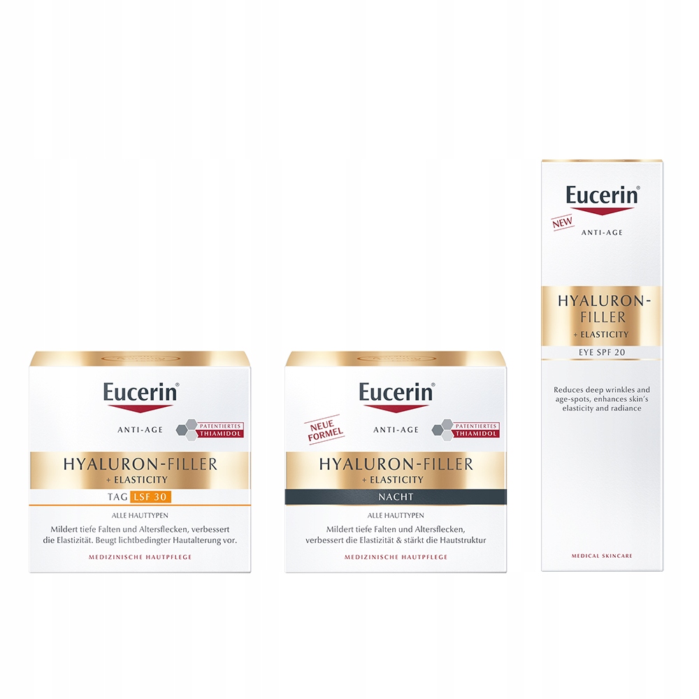 Eucerin Hyaluron Filler Elasticity Krem do twarzy na dzień Noc Pod oczy