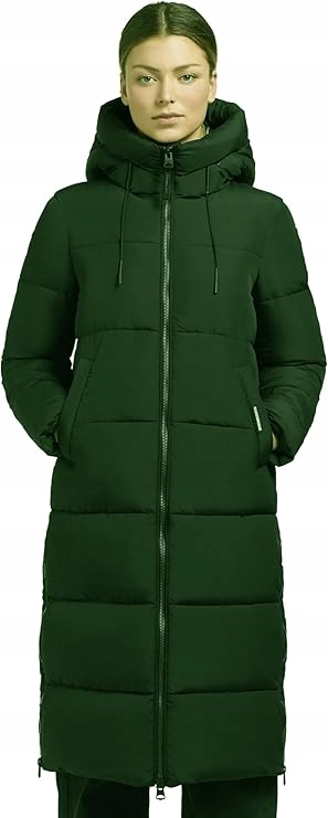 Dámský zimní kabát Khujo Miri zelený, velikost Xs 34