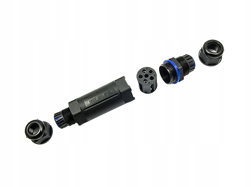 ZŁĄCZKA IP68 MUFA KABLOWA WODOODPORNA REPO 3P SZYBKOZŁĄCZKA 0,5-2,5 mm² / 3 Kod producenta RP-1200002