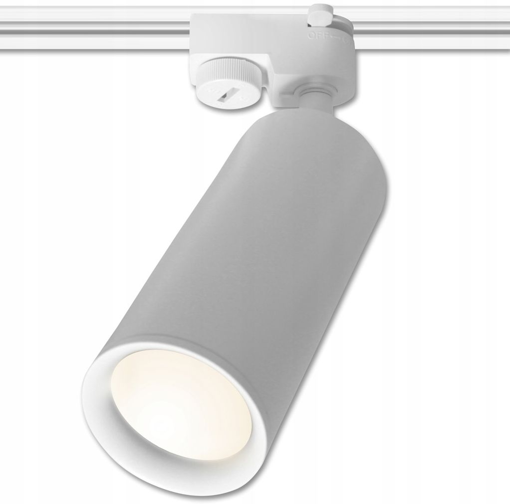 Reflektor szynowy z gniazdem GU10, IDAR 60mm biały