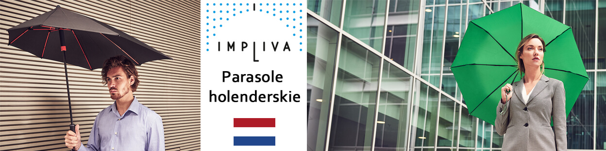 AUTOMATYCZNY PARASOL WIATROODPORNY, DŁUGI, BEZ POKROWCA MARKI IMPLIVA Model Falcone