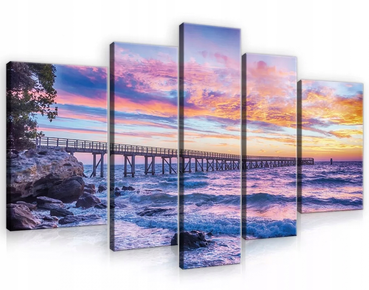 Obraz Na Plátně Canvas 170x100 Moře Oceán Molo