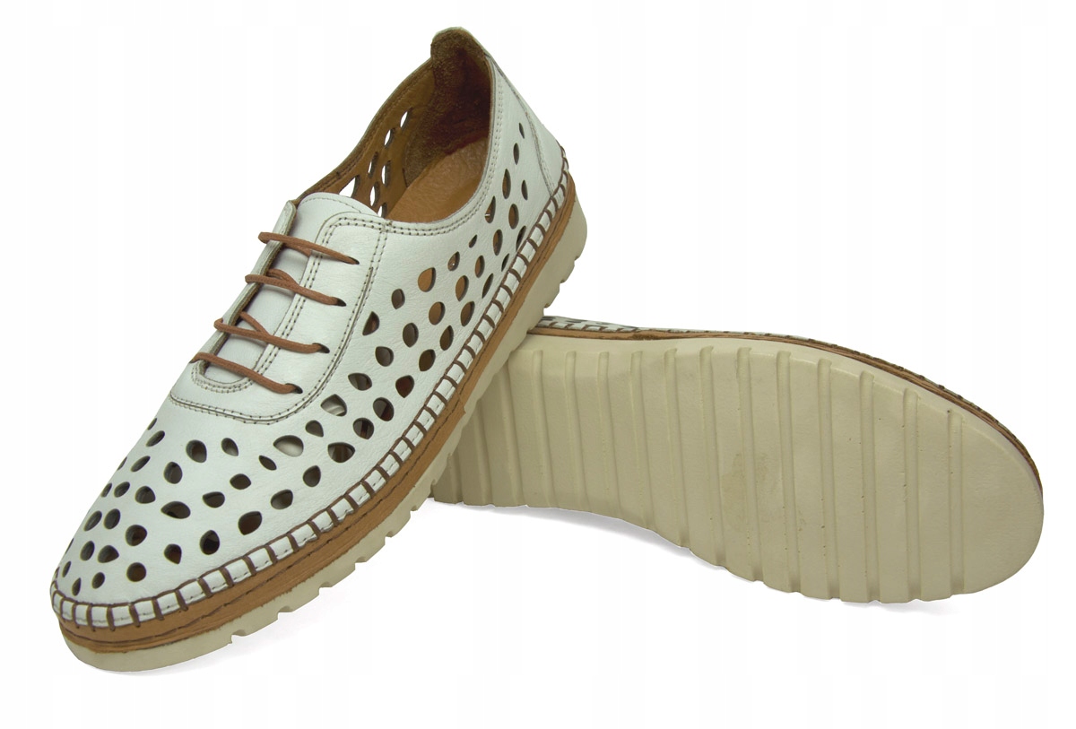 Dámské boty Vacarro footwear 0230-E711-1 Letní, 38 Přírodní kůže, ažur